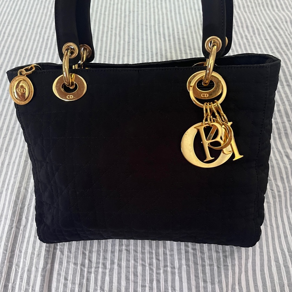 Christian Dior nylon lady Dior handbag in EUC - Picture 10 of 17